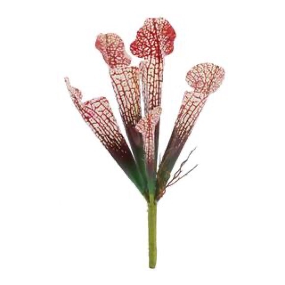 Artificial Flowers 10.5" Pink White Mushroom Pick by Ashland - Picture 1 of 2